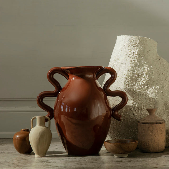 Verso Table Vase Terracotta - ferm LIVING