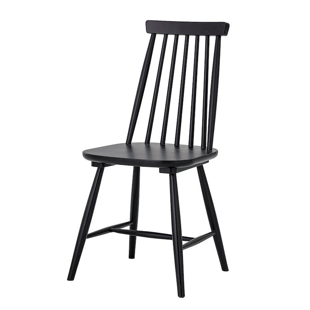 Gilli slatted chair black