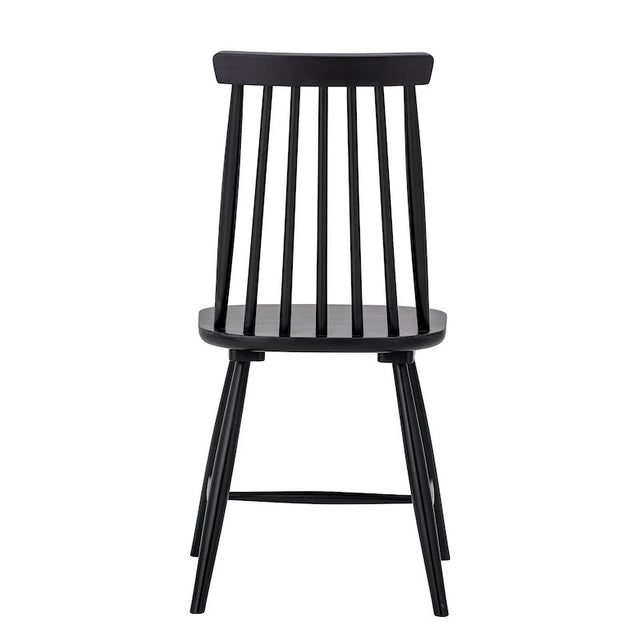 Gilli slatted chair black