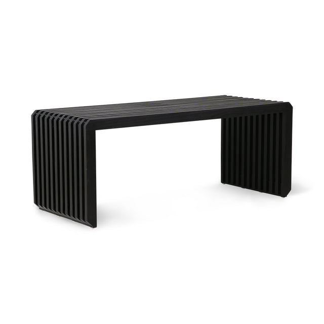 Bench Slatted - Wooden side table