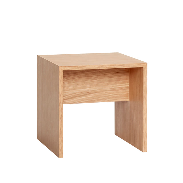 Oak bedside table