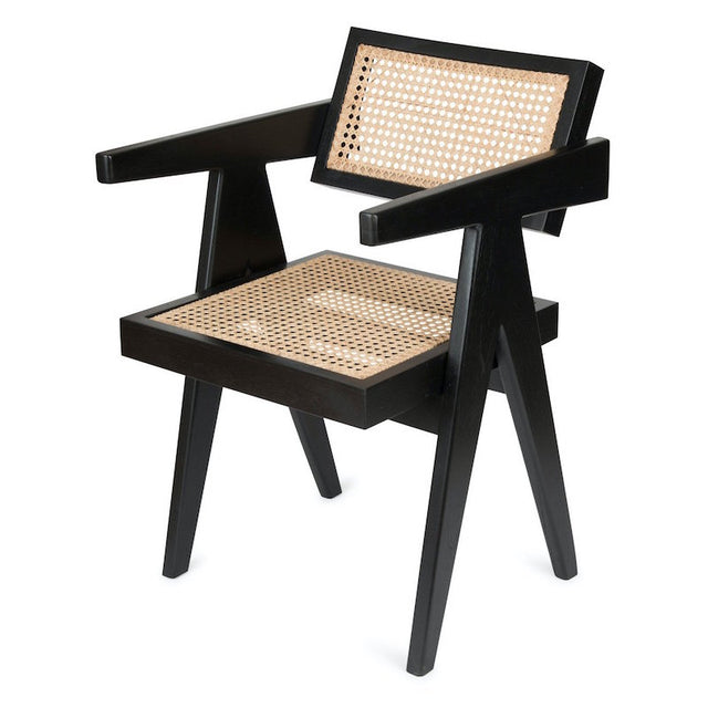 Detjer Office Chair - Rattan Cane