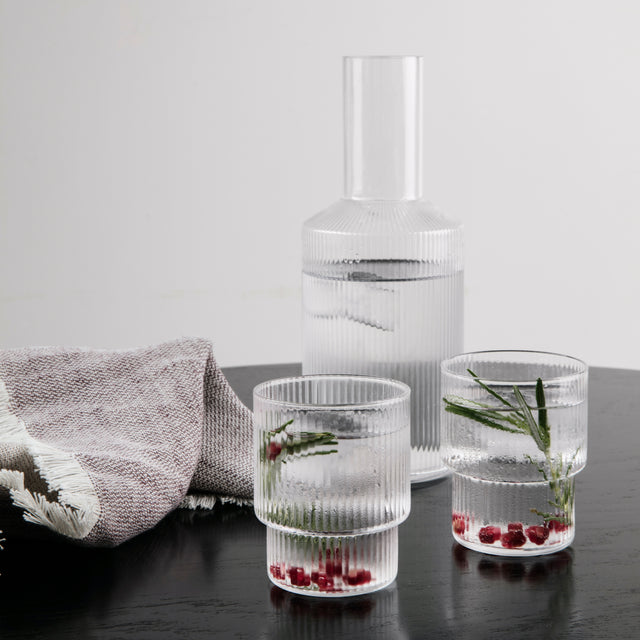 Ripple Gläser 4er Set klar 20cl - ferm LIVING