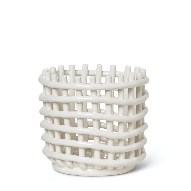 Ceramic Basket Large - ferm LIVING