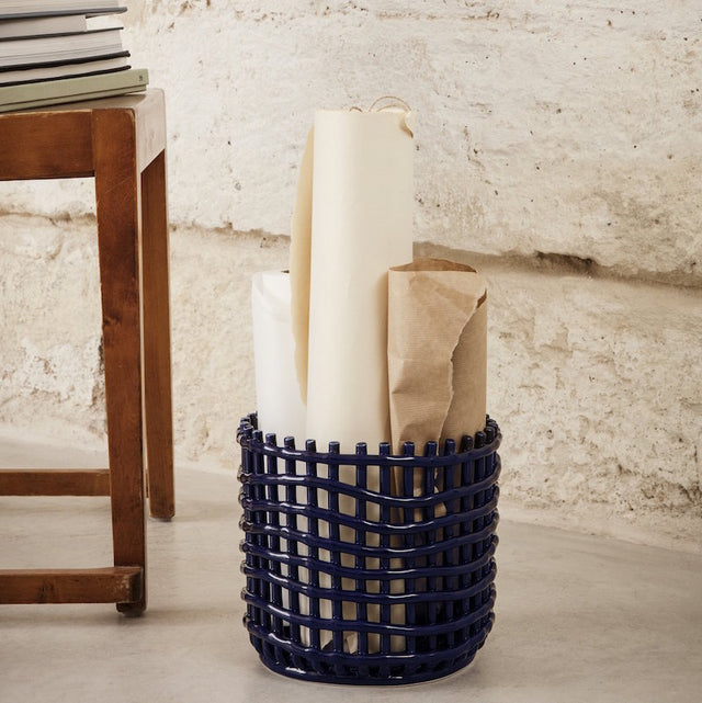 Ceramic Basket Large - ferm LIVING