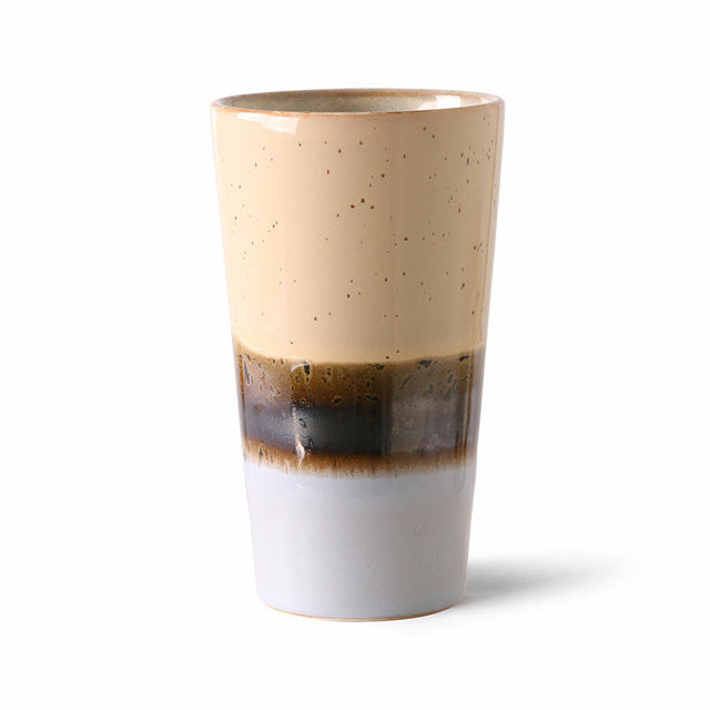 Latte macchiato mug 70s Ceramics - HK Living
