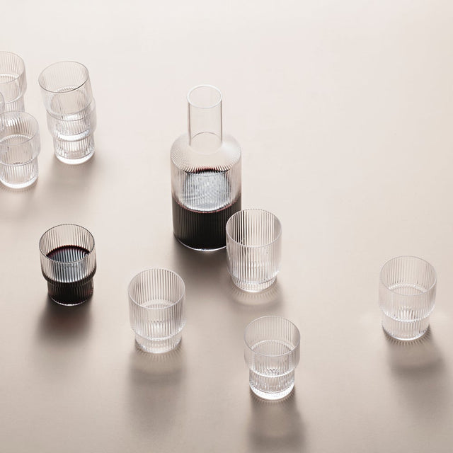 Drinking glasses Ripple - ferm LIVING