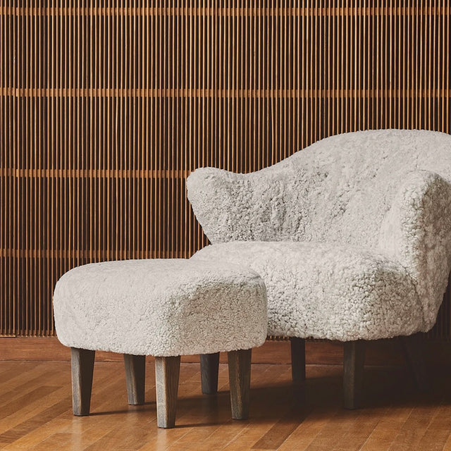 Ingeborg Lounge Chair - Menu Armchair with sheep's wool