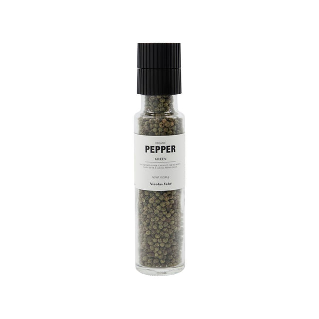 Pepper mill organic green pepper - Nicolas Vahé