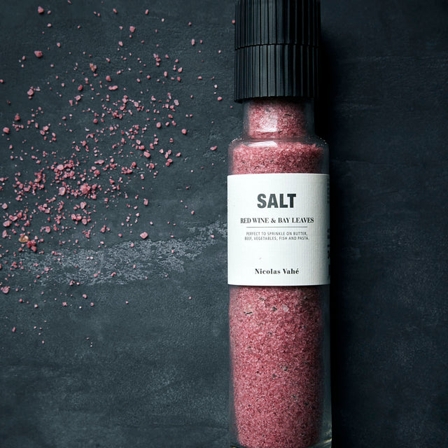 Salt mill red wine and laurel spice mixture - Nicolas Vahé