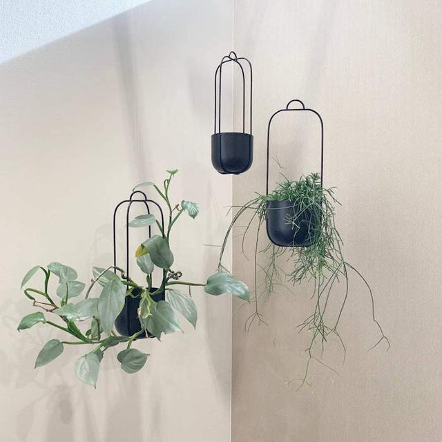 Design Blumenampel aus Metall im 2er Set – Hübsch Interior Hängetopf