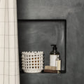 ferm LIVING Ceramic Basket Small Off-white in der Dusche