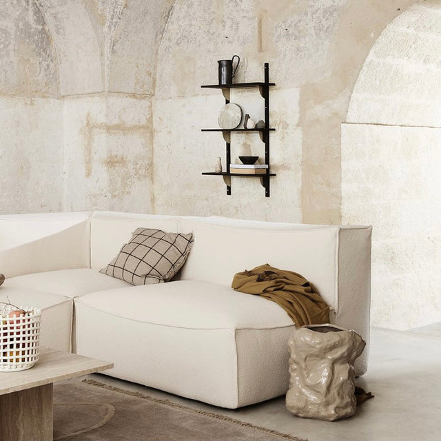 Regal Triple Narrow schwarz Sector Shelf für die Wand - ferm LIVING