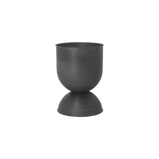 Hourglass Blumentopf schwarz M - ferm LIVING