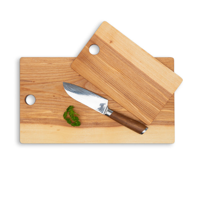 Cutting board solid wood wild ash size. M