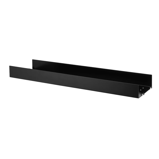 Metal shelf with high edge 78x20cm - Shelving system - String Furniture