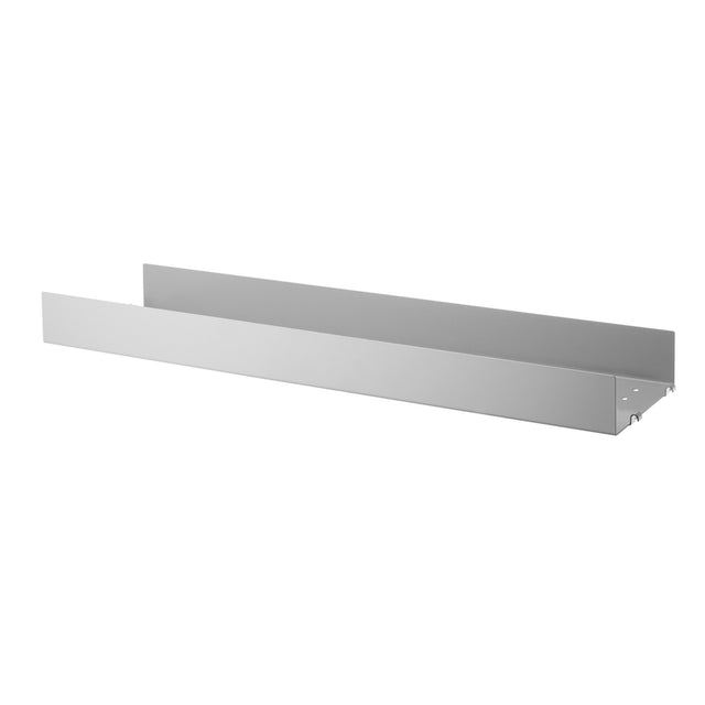 Regalboden aus Metall mit hohem Rand 78x20cm - Regalsystem - String Furniture