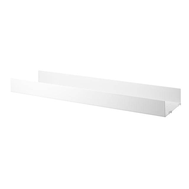 Regalboden aus Metall mit hohem Rand 78x20cm - Regalsystem - String Furniture