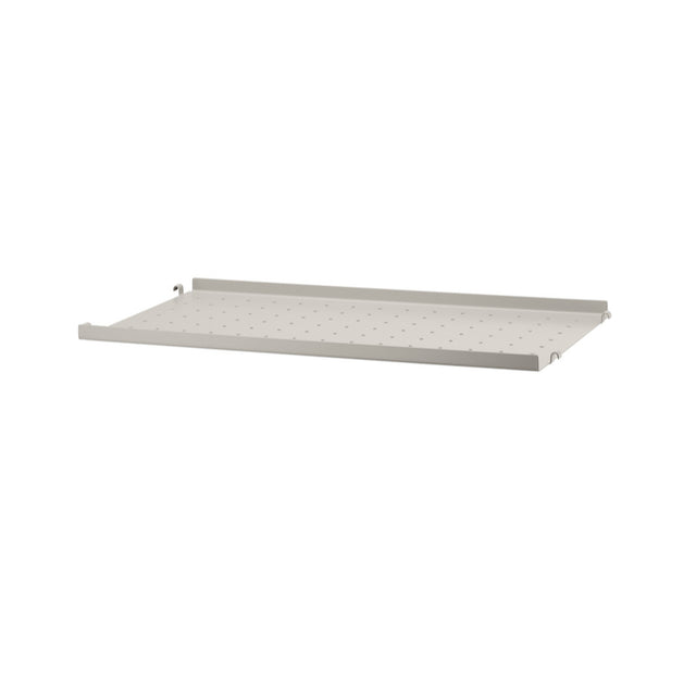 Metal shelf with low edge 58x30cm - Shelving system - String Furniture