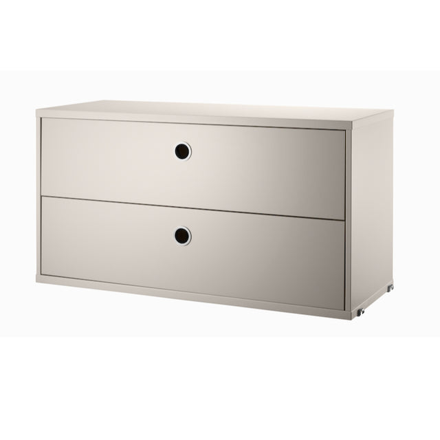 Schrank mit Schubladen 78x30cm - String Furniture