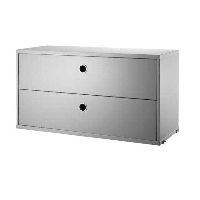 Schrank mit Schubladen 78x30cm - String Furniture