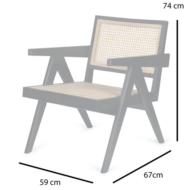 Sessel Easy Lounge Chair Dunkelbraun - Detjer - DesignWe.Love