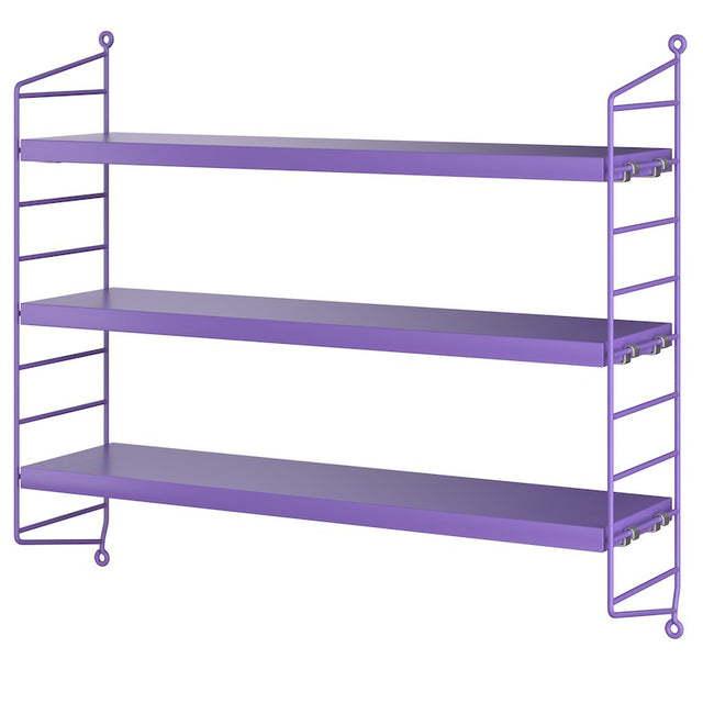 String Pocket Wall Shelf Purple - String Furniture