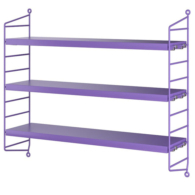 String Pocket Wandregal Purple - String Furniture