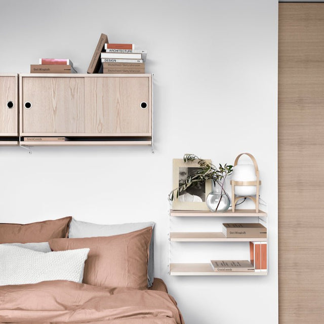 Wandleiter einzeln 75x30cm beige - Regalsystem - String Furniture - DesignWe.Love